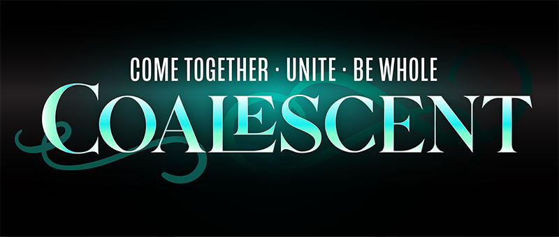 Come together; unite; be whole: Coalescent